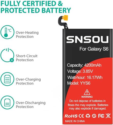 بطارية Galaxy Note 5، بطارية بديلة SNSOU 4500mAh EB-BN920ABE مطورة لهاتف Samsung Galaxy Note 5 SM-N920 N920V N920T N920A N920P N920R4 N920F مع أدوات استبدال الإصلاح in Kuwait