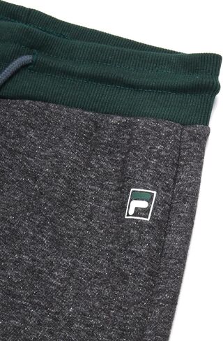 طقم بدلة رياضية للأولاد من Fila - قطعتين سويت شيرت رياضي بغطاء للرأس وبنطلون رياضي نشط - طقم ملابس رياضية للأولاد (8-12) in Saudi Arabia
