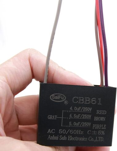 AKZYTUE CBB61 Capacitor 35uf 250V AC Ceiling Fan 2 Wire 50/60Hz for Starting Electric Fan Generator Pump Motor in Kuwait