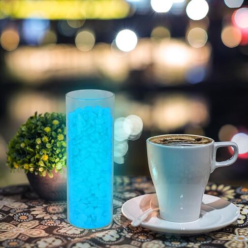 700 PCS Glowing Rocks Luminous Glow Stones Glow in The Dark Rocks for Fish Tank Aquarium Lawn Patio Garden Outdoor Decor and DIY Ideas (Multicolor) in Saudi Arabia