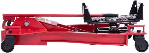 AFF Low Profile Transmission Jack (Multiple Weight Capacities) Wishbone Design - Constructed with High-Grade Steel, Red in Saudi Arabia