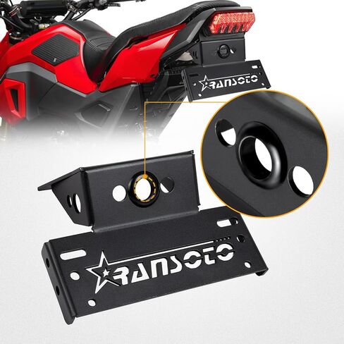 RANSOTO دراجة نارية Grom الحاجز مزيل Grom لوحة ترخيص قوس جبل حامل متوافق مع Honda Grom MSX125 2017 2018 2019 2020 in Kuwait