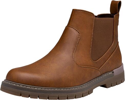 Jousen Mens Boots Retro Mens Casual Boots Chelsea Boots Mens Slip On Boots for Men in Kuwait