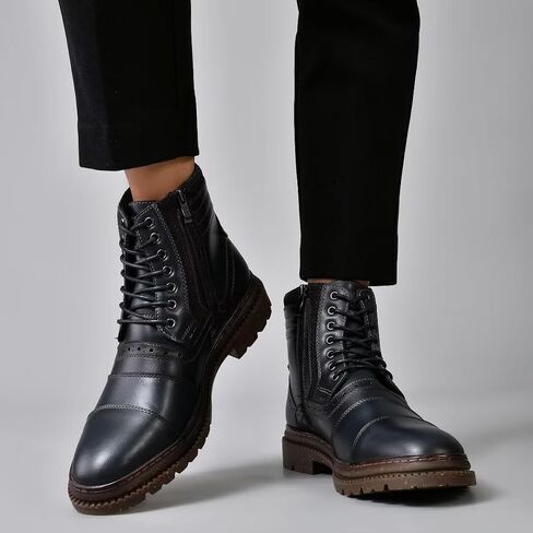 Men's Chukka Boots Genuine Leather Ankle Boot for Men Classic Casual Oxford Style Footwear in Kuwait