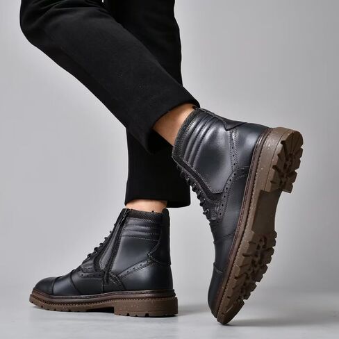 Men's Chukka Boots Genuine Leather Ankle Boot for Men Classic Casual Oxford Style Footwear in Kuwait
