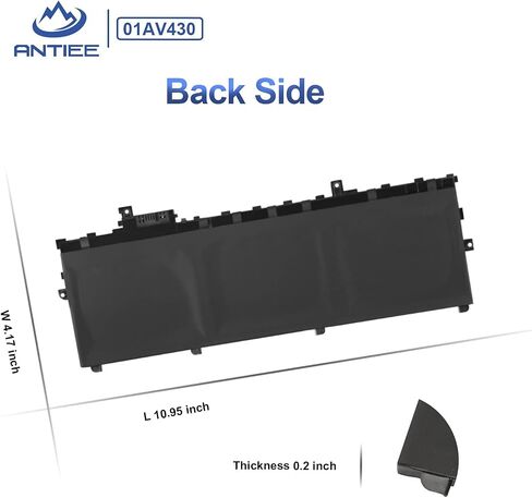 ANTIEE 01AV418 Laptop Battery Replacement for Lenovo ThinkPad E570 E570C E575 Series 01AV417 SB10K97574 01AV414 SB10K97571 SB10K97575 01AV415 01AV416 SB10K97572 4X50M33574 14.6V 41Wh 2810mAh in Saudi Arabia
