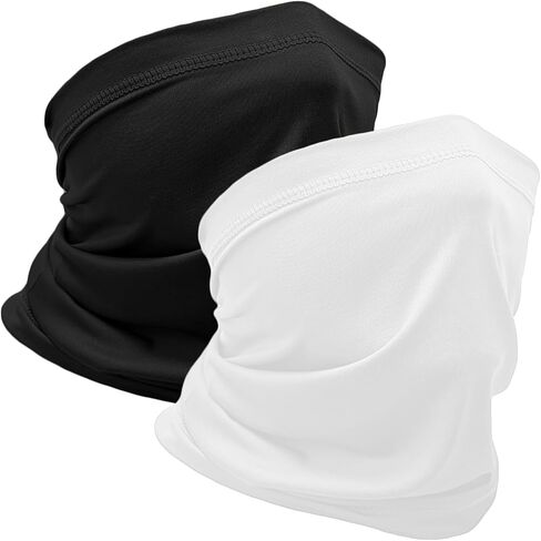 2 Packs Neck Gaiter Face Mask Scarf Gator Sun Cooling Balaclava Bandana Cover UV Protection Headwear for Men Women in Saudi Arabia