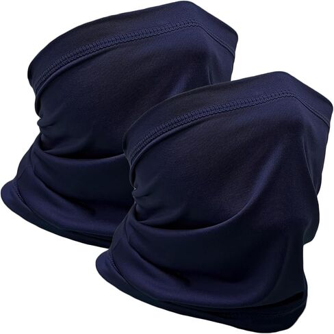 2 Packs Neck Gaiter Face Mask Scarf Gator Sun Cooling Balaclava Bandana Cover UV Protection Headwear for Men Women in Saudi Arabia