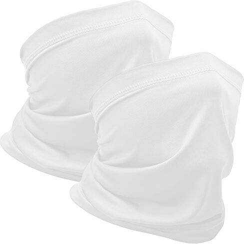 2 Packs Neck Gaiter Face Mask Scarf Gator Sun Cooling Balaclava Bandana Cover UV Protection Headwear for Men Women in Saudi Arabia