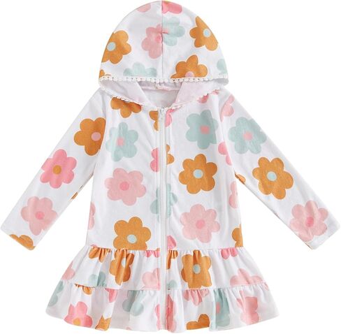 Hoanselay Girls Boys Cover Ups for Swimwear Toddler Bathing Suit Cover Up Kids Poncho Beach Towel Swimsuit Coverup Robe in Saudi Arabia