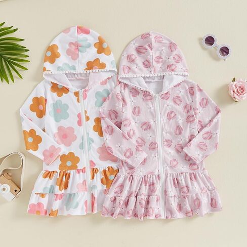 Hoanselay Girls Boys Cover Ups for Swimwear Toddler Bathing Suit Cover Up Kids Poncho Beach Towel Swimsuit Coverup Robe in Saudi Arabia