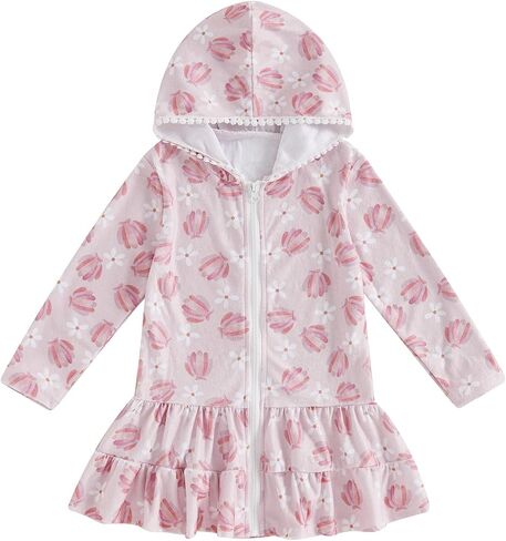 Hoanselay Girls Boys Cover Ups for Swimwear Toddler Bathing Suit Cover Up Kids Poncho Beach Towel Swimsuit Coverup Robe in Saudi Arabia
