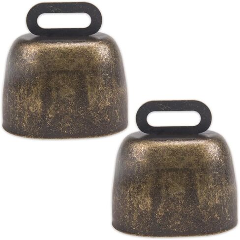 2Pcs Cow Horse Sheep Grazing Copper Bells Cattle Farm Animal Copper Loud Bronze Bell (Small) in Saudi Arabia