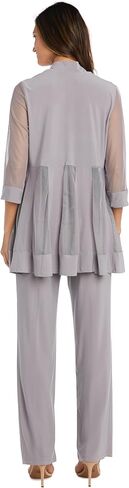 R&M Richards Women's Beaded Neck 2 Piece Pant Set in Saudi Arabia