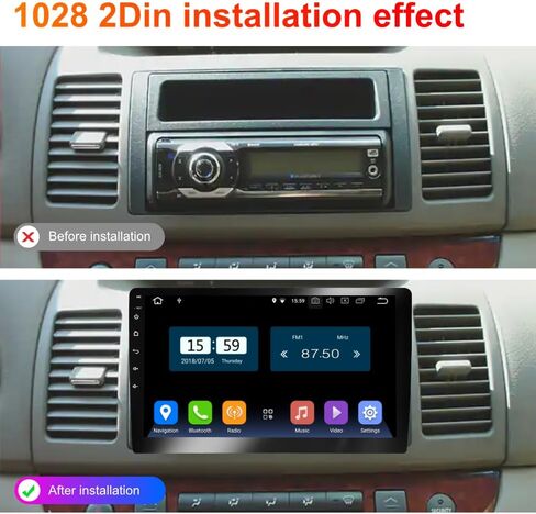 ستيريو سيارة اندرويد 12 حقيقي من اماسياوديو، شاشة لمس دوارة 10.1 انش، عالمي 1 دين، يدعم لاسلكي ابل كاربلاي اندرويد اوتو/ نظام تحديد المواقع العالمي / HD1080P/تشغيل سريع in Kuwait