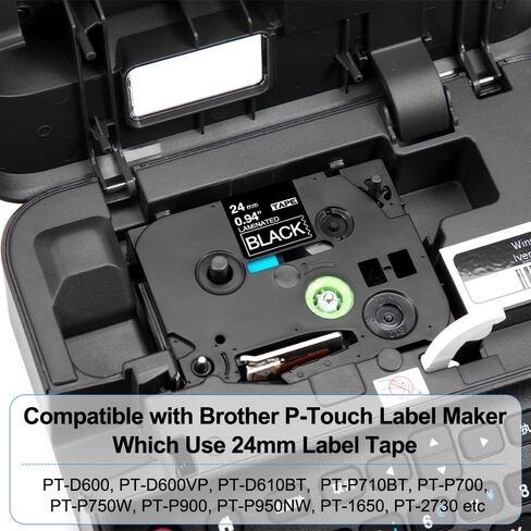 بديل لشريط صانع ملصقات Brother أسود TZe-335 12 مم 0.47 بوصة شريط TZ أبيض على أسود مغلف لشريط صانع الملصقات P-Touch PTD210 PTH110 PTD220 PTD400 PTD410 PTD202 PTD600، 3 عبوات in Saudi Arabia