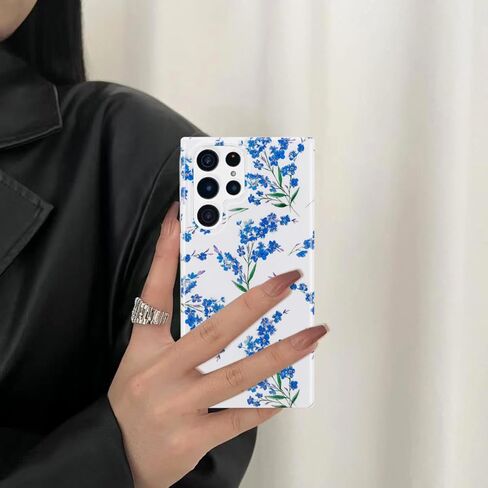 J.west Galaxy S23 Ultra Case 5G 6.8-inch, Luxury Sparkle Glitter Translucent Clear Opal Pearly Thinfoil Design Shiny Graphic Print Soft Silicone Cover for Women Girls Slim TPU Protective Phone Case in Kuwait