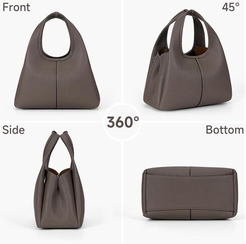 Small Tote Bag for Women Trendy Shoulder Handbag Pebble Leather Top-handle Satchel Bag Designer Crossbody Tote Purse in Saudi Arabia