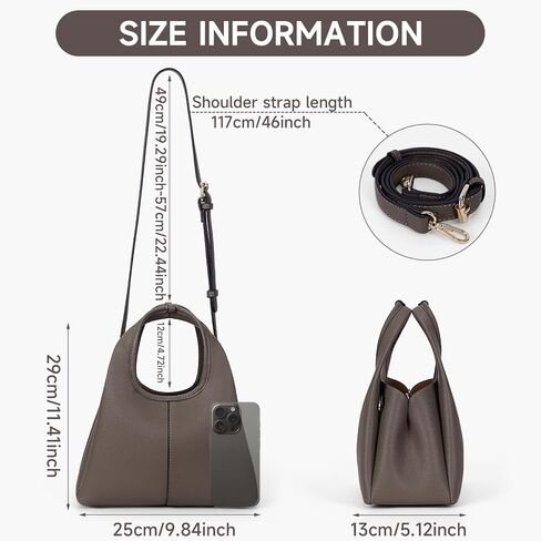 Small Tote Bag for Women Trendy Shoulder Handbag Pebble Leather Top-handle Satchel Bag Designer Crossbody Tote Purse in Saudi Arabia