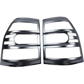 2PCS Black Matte Rear Lampshade Car Accessories Compatible with Mitsubishi Pajero V97 V93 2007-2024 Car Tail Light Cover (Black)…