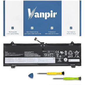 VANPIR L17M3P51 01AV446 Laptop Battery 11.1V Replacement for Lenovo ThinkPad E480 E485 E495 E580 E585 Series Notebook SB10K97607 L17C3P51 SB10K97609 01AV448 L17M3P52 01AV447 L17L3P51 01AV445