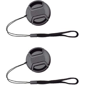 46mm Lens Cap Cover for NIKKOR Z DX 16-50mm f/3.5-6.3 VR Lens for Nikon Z50 Zfc Z30 Z 50 Z fc Z 30 Camera, ULBTER Lens Cap Keeper & Lens Cover Leash -2 Pack