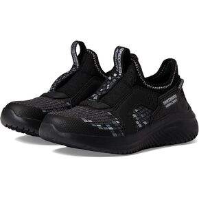 Skechers Kids Boy's Ultra Flex 3.0-Triple Pointz Sneaker, Black/Blue/Lime, 13.5 Little Kid