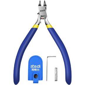stedi 4.7-inch Model Nipper, with Sharp Thin Blade and Blade Case Plastic Model Tools, Sprue Cutter for Gundam Building Repairing and Fixing, Black