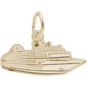 Cruise Ship Charm, Charms for Bracelets and Necklaces