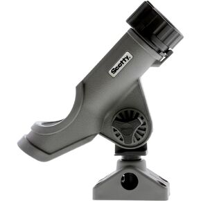 Scotty #230-BK Powerlock Black Rod Holder with #241 Side Deck Mount