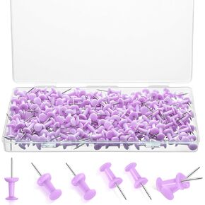 220 Count Gold Push Pins, Standard Plastic Head Steel Point Gold Thumb Tacks Decorative Push Pins for Cork Board Wall Hanging