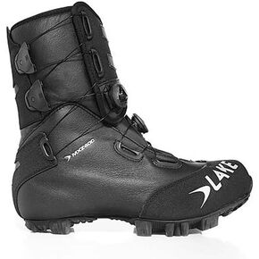 Lake Mxz400 Winter Cycling Boot - Men's Black/Silver, 48.0