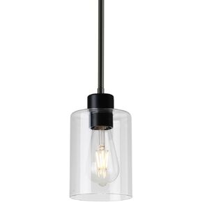 Brushed Nickel Pendant Lights,Modern Farmhouse Pendant Light,Light Fixture Kitchen Pendant Mini Hanging Light for Sink Island,Adjustable Height,Home Décor Lighting(Brushed Nickel 1 pack Stem Rod)