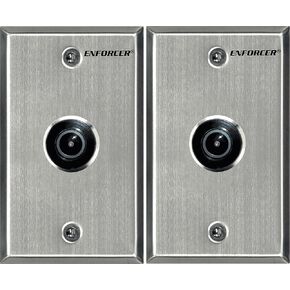 Seco-Larm EV-Y5105-N2SQ Vandal Resistant Weatherproof (IP67) Indoor/Outdoor Wide Angle Wall-Plate Camera, 2.9mm Lens, 1/2.8" 2MP Sony STARVIS CMOS, 1080p High Resolution, D-WDR, 2DNR, 12VDC in Kuwait