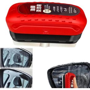 Automotive Oil Film Cleaning Brush,Glass Cleaning Board, Glass Coating for Windshield, Car Windshield Hydrophobic Oil Film Cleaner, Improves Clarity and Visibility (1PCS)