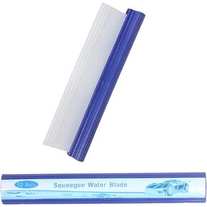 12 Inch Car Squeegee Water Blade Car Cleaning Water Squeegee Blades Super Flexible T-Bar Silicone Squeegee