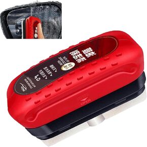 Automotive Oil Film Cleaning Brush,Oil Film Cleaning Brush,Glass Cleaning Board,All in One Wipe On Oil Film Remover,Versatile Effective Glass Cleaning Brush(1PCS)