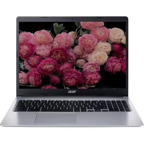 acer Chromebook 315,15.6" HD Display Laptop,Intel Celeron N4020(2.8GHZ), 4GB LPDDR4 RAM, 64GB eMMC SSD, Chrome OS, Silver, with Laptop Bag and TWE 64GB SD Card