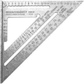 Swanson NA202 Metric Speed Square Layout Tool (Aluminum)