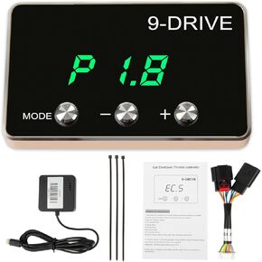 RANSOTO 9 Drive Modes Throttle Response Controller Smart Electronic Pedal Racing Accelerator 807 Compatible with Dodge Charger Challenger Durango Jeep Commander Cherokee Wrangler JK Chrysler RAM
