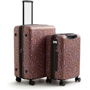 Vera Bradley Women's Hardside 2 Piece Luggage Set, Subtle Bouquet, One Size