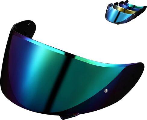 درع CWR-F1 لقناع RF-1200 Z7 NXR RF-SR X14 واقي خوذة دراجة نارية بديل للحماية من الأشعة فوق البنفسجية ضد الخدش، عالمي (Revo Deep Gold Red) in Kuwait