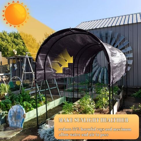 Cool Area 40% 6x8ft Sunblock Shade Cloth Cover Mesh UV Resistant Net for Garden Flower Plant Greenhouse, Green in Saudi Arabia
