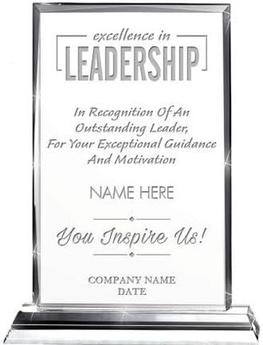 Employee Recognition Trophy, 6 1/2"H Customized Employee Appreciation Crystal Corporate Award in Saudi Arabia
