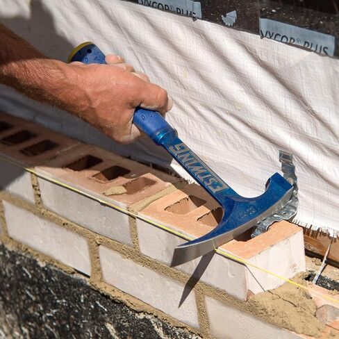ESTWING Bricklayer's/Mason's Hammer - 22 oz Masonry Tool with Forged Steel Construction & Shock Reduction Grip - E6-22BLC in Kuwait