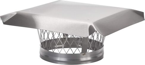 HY-C LC6 Round Stainless Steel Clamp on Single Flue Liner Chimney Cap, 6" in Saudi Arabia