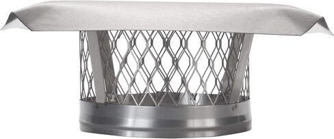 HY-C LC6 Round Stainless Steel Clamp on Single Flue Liner Chimney Cap, 6" in Saudi Arabia