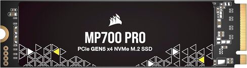 كورسير MP700 برو هيدرو اكس سيريز 2TB M.2 PCIe الجيل الخامس x4 NVMe 2.0 SSD - M.2 2280 - قراءة متتابعة حتى 12400 ميجابايت/ثانية - تي ال سي ناند عالية الكثافة - كتلة مياه مثبتة مسبقا - اسود in Kuwait