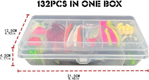 مجموعة طُعم صيد الأسماك في المياه العلوية من SBBUFFLURE للمياه العذبة، طُعم بلاستيكي ناعم، ملحقات صيد الأسماك، صناديق أدوات، ملاعق الصيد، طعوم السباحة، طعوم البلمة، الطعم الكرنك، VIB in Kuwait