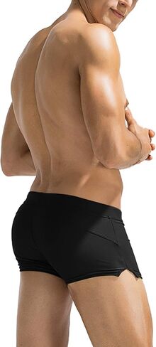 COOFANDY Mens Swim Trunks Swimwear Bathing Suit Swim Brief Square Leg Board Short S-3XL in Saudi Arabia
